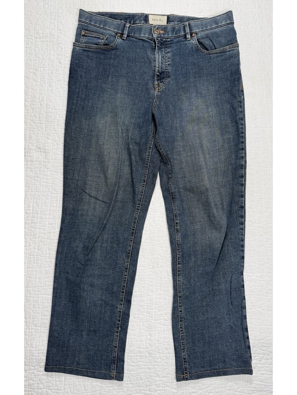 HILTL Noah Men’s Jeans 36x30 Actual 36x28 Blue Denim Straight Leg Germany
